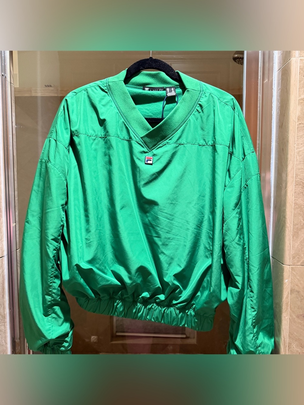 FILA Women’s Green Pullover Windbreaker Jacket